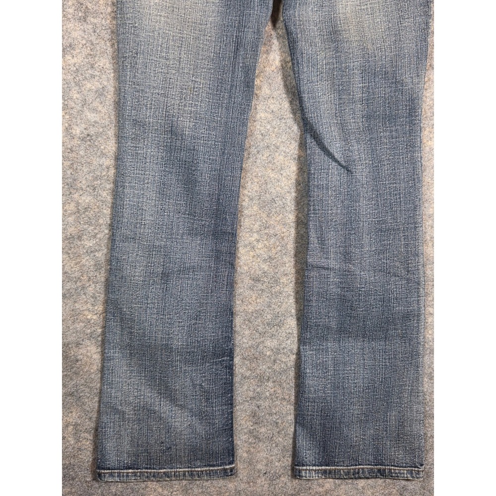 Mudd Womens Low Rise Bootcut Jeans Size 5 Medium Wash Y2K Pants Embellished Gems - Picture 11 of 14